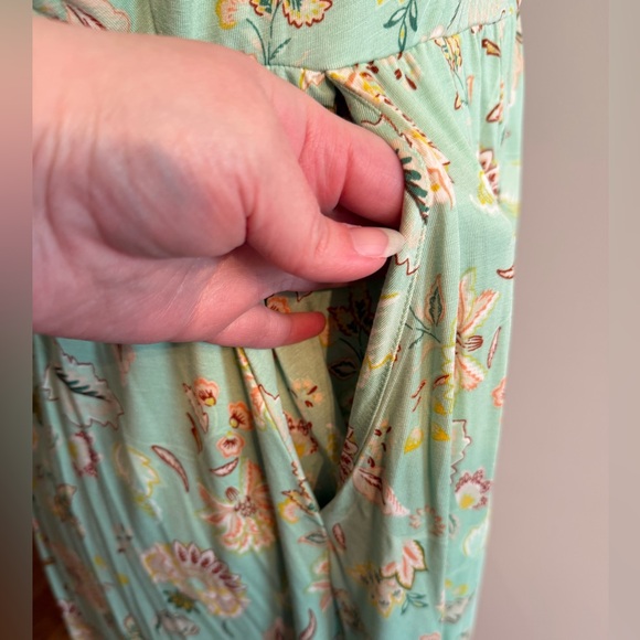 NWT Torrid Mint Floral Supersoft Button-Front Dress - Torrid Size 3 (22-24, 3X) - Picture 9 of 16